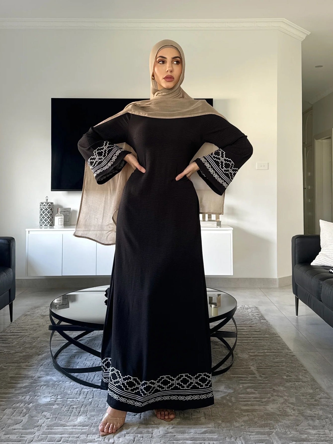 Fringe Cardigan Abaya