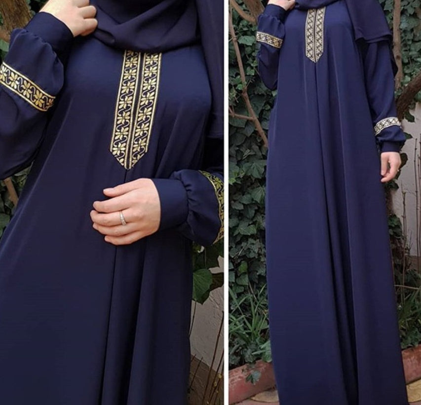 Gold Pattern Abaya