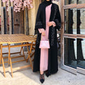 Solid Color Beaded Robe