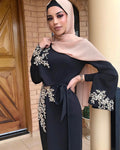 Flower Embroidered Abaya
