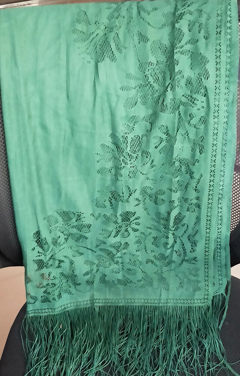 Lace Hijab With tassels