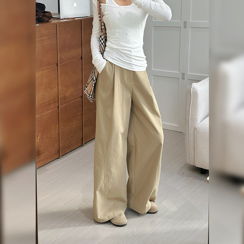 High-waisted Wide-leg Pants