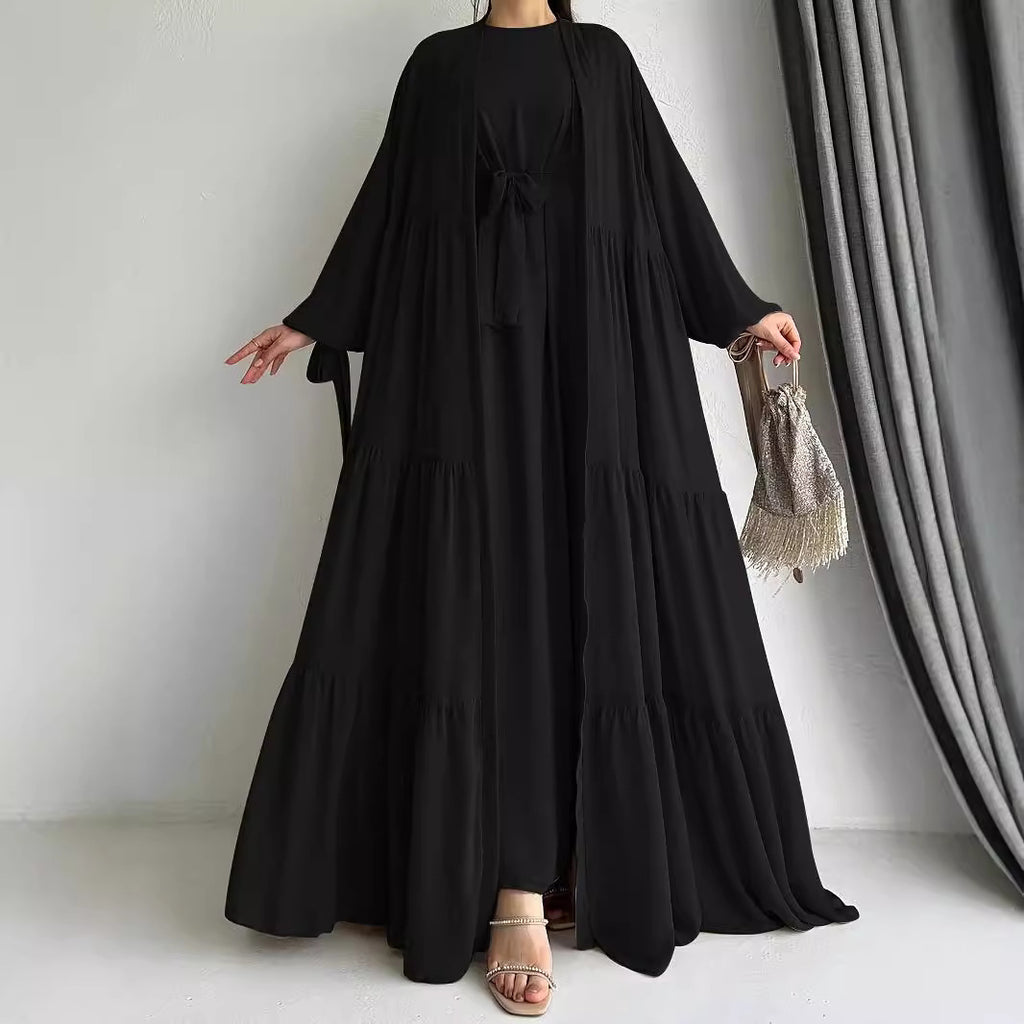Woven Abaya Set