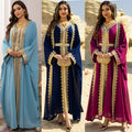 Chiffon Embroidery Abaya