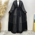 Beaded Lacing Chiffon Robe