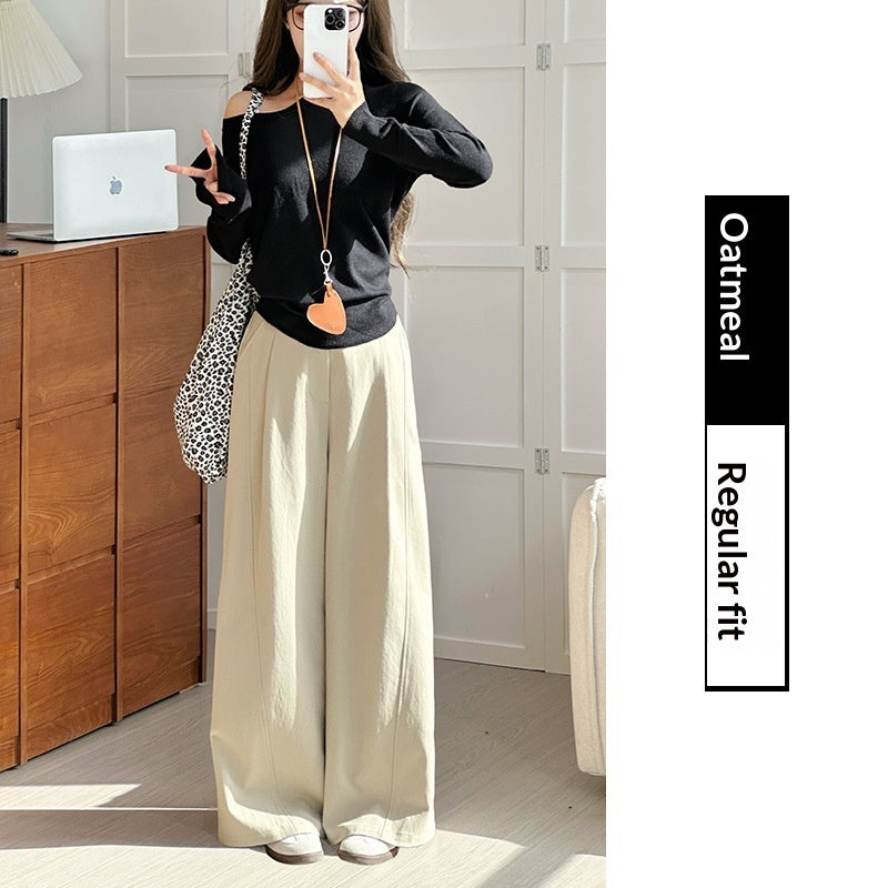 High-waisted Wide-leg Pants