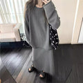 Simple All-match Sweater Skirt Two-piece Set