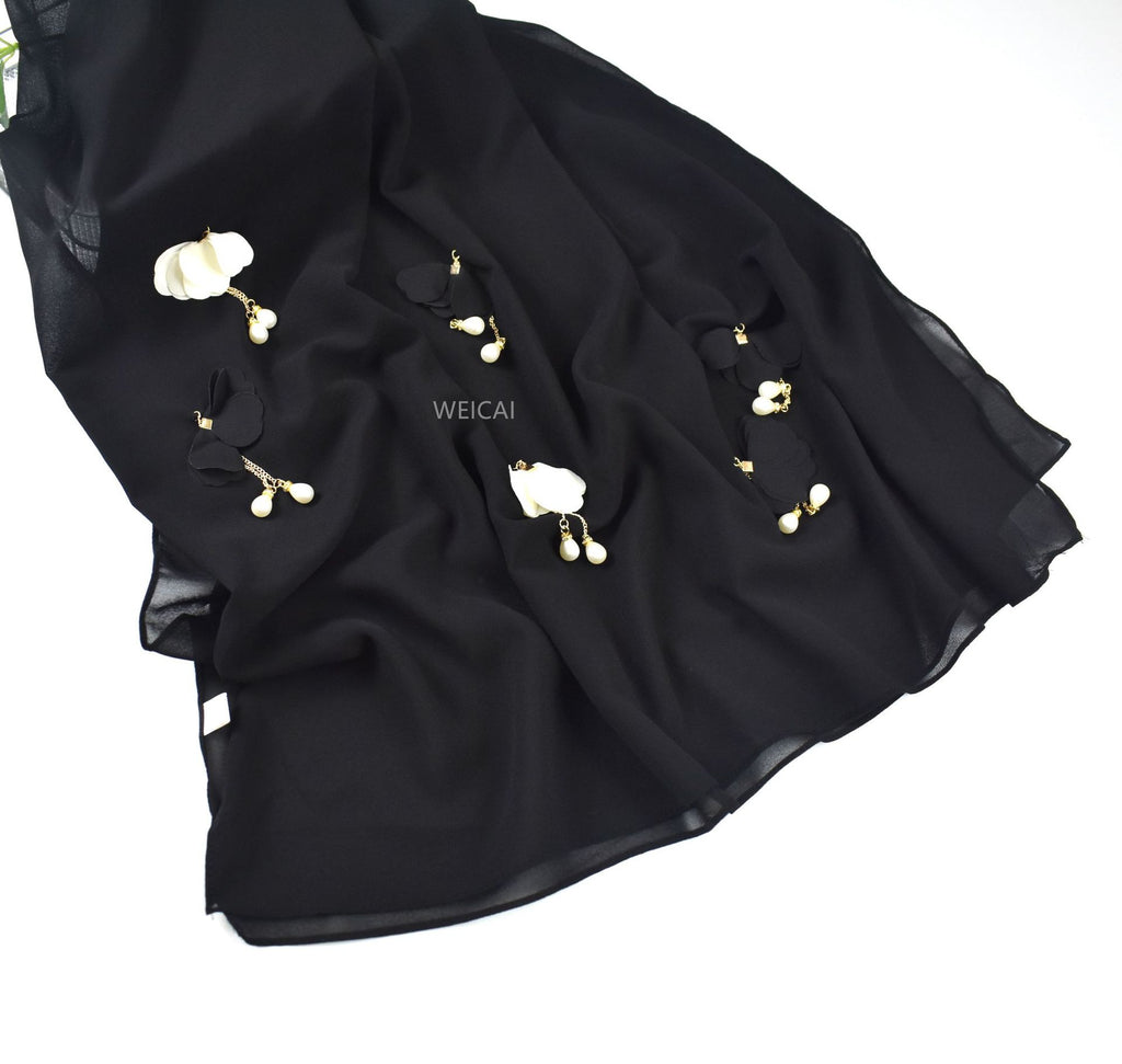Pearl Chiffon Hijab