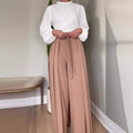 Pleated Pants With Ties