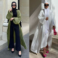 Satin Puff Sleeve Robe