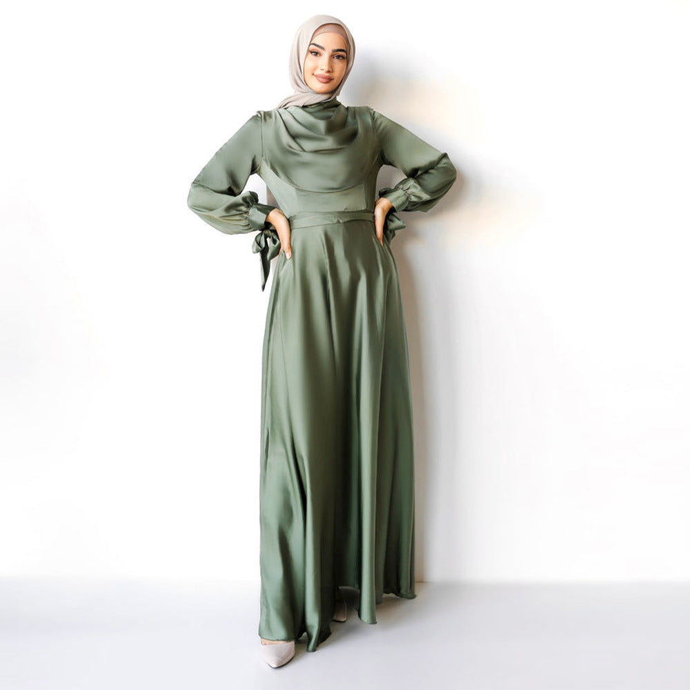 Pile Collar Abaya
