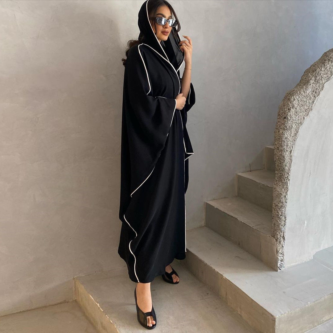 Striped Ice-Silk Robe