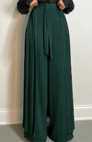 Pleated Pants With Ties