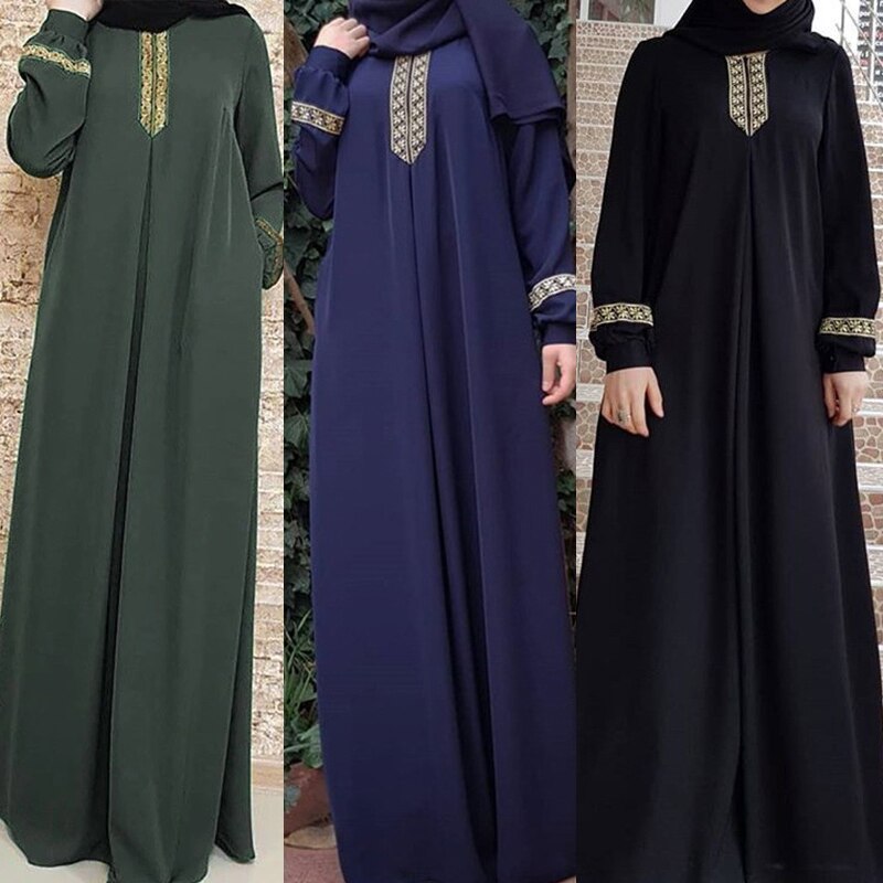Gold Pattern Abaya