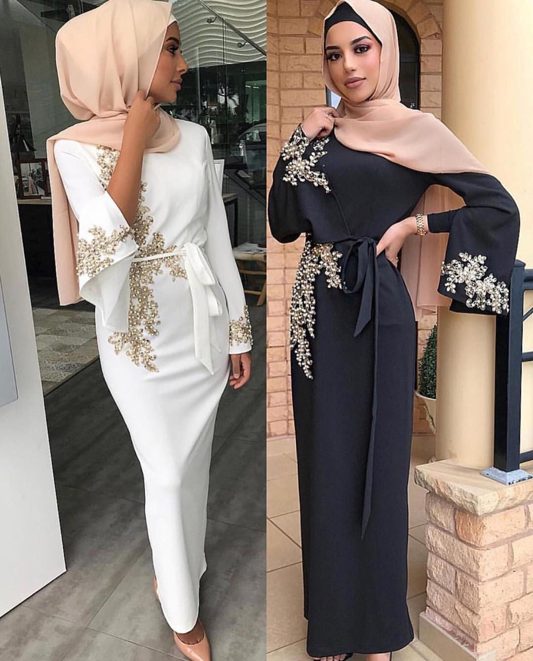 Flower Embroidered Abaya