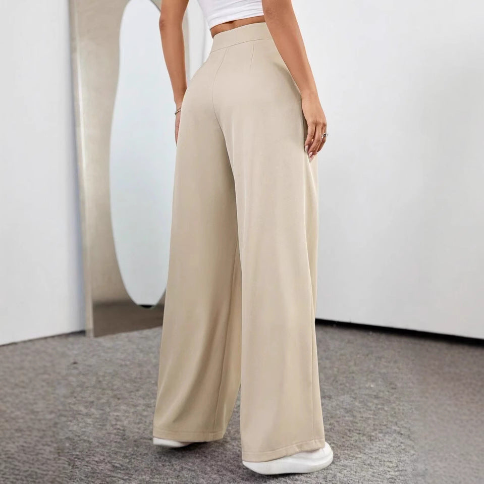 High-Waisted Suit Pants