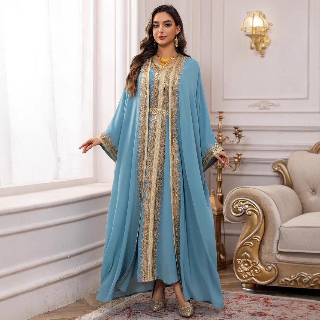 Chiffon Embroidery Abaya