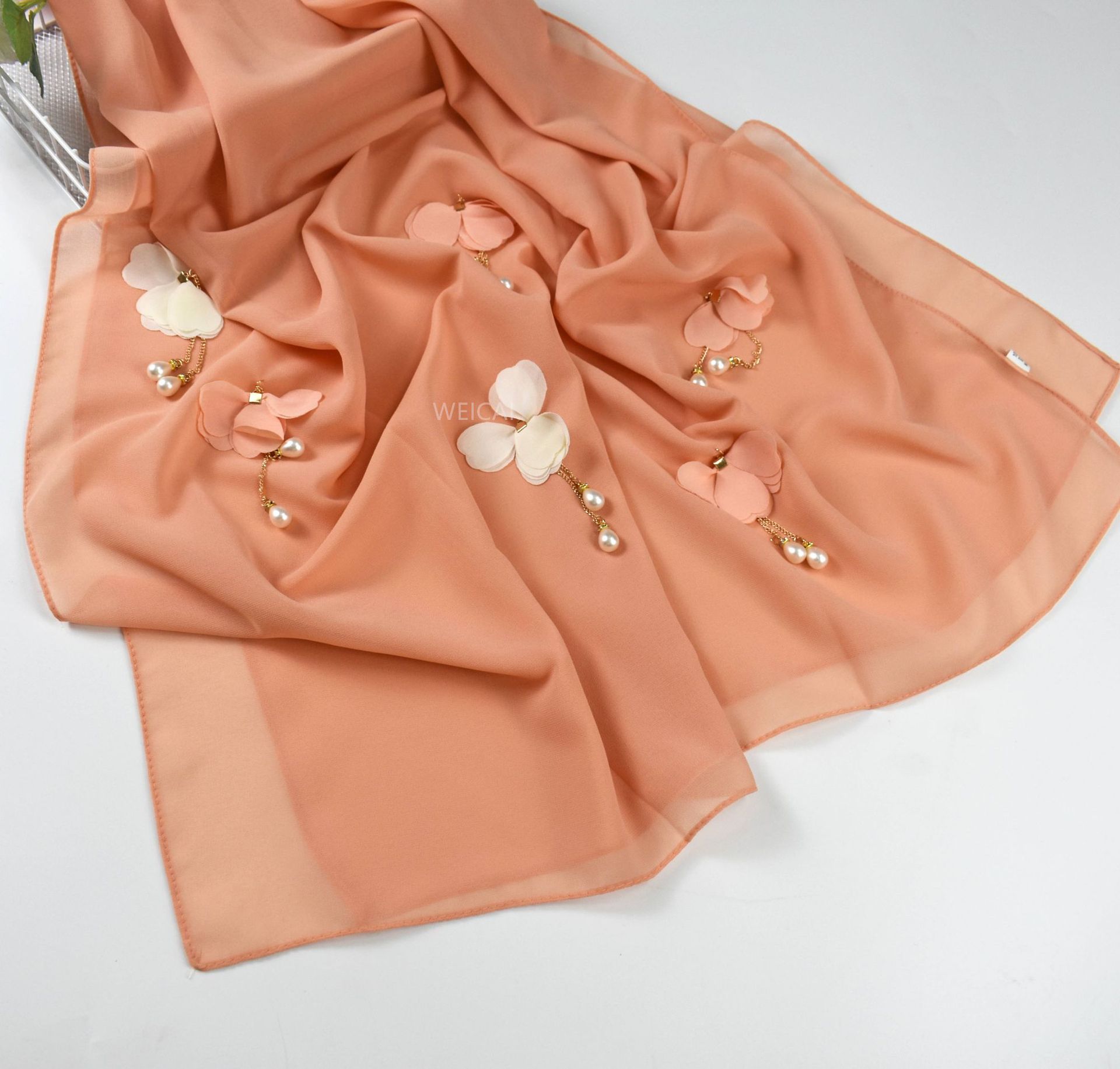 Pearl Chiffon Hijab