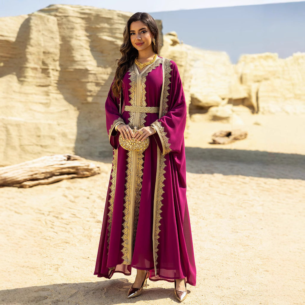 Chiffon Embroidery Abaya