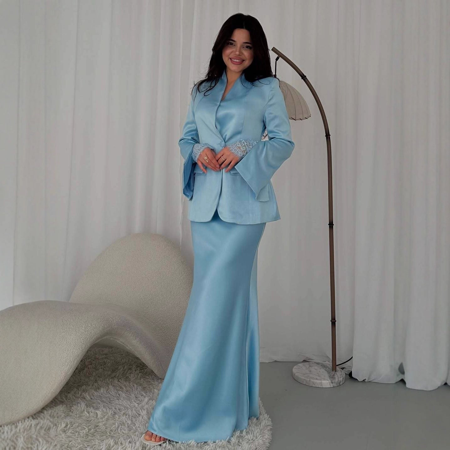 Elegant Maxi Suit Set