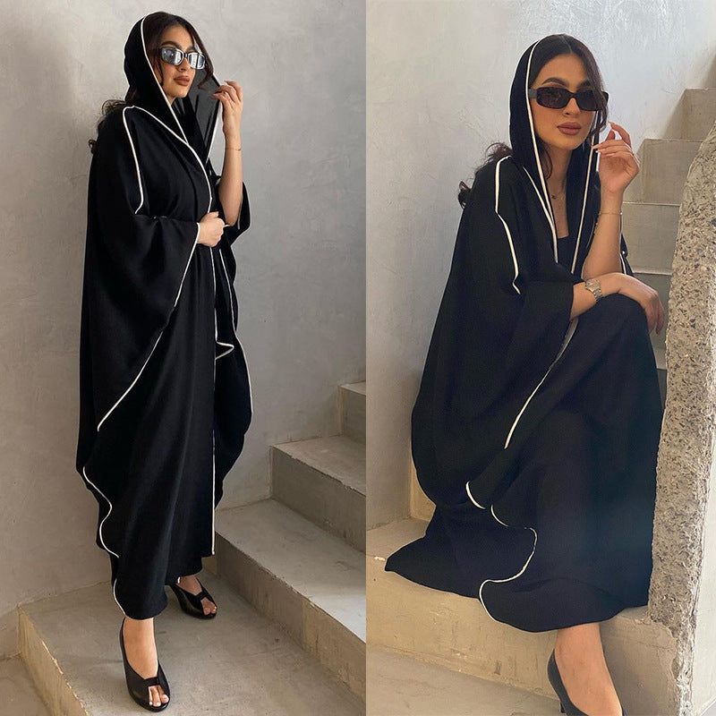 Striped Ice-Silk Robe