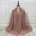 chiffon hijab pastel colours