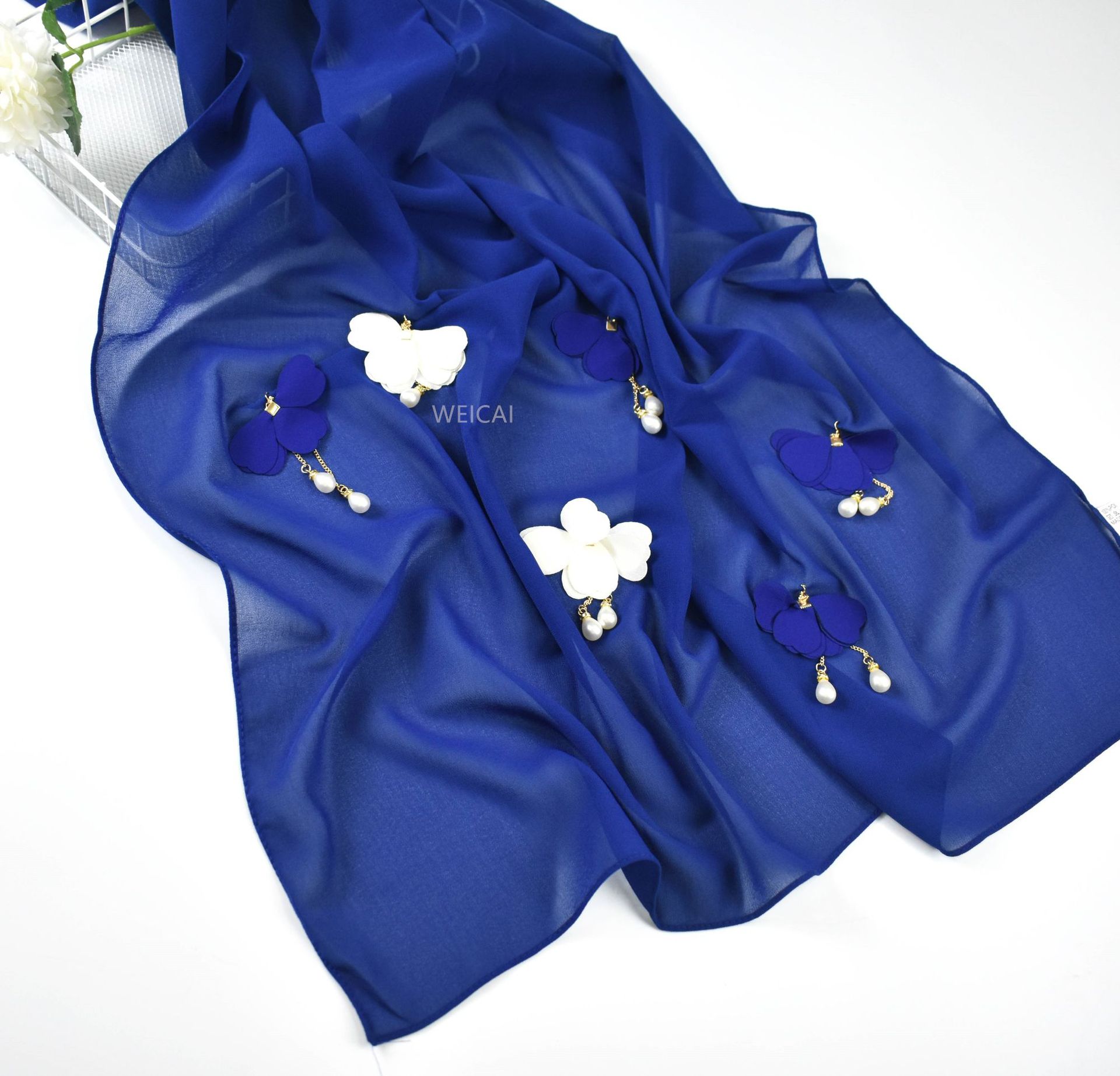 Pearl Chiffon Hijab