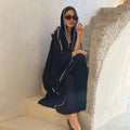 Striped Ice-Silk Robe