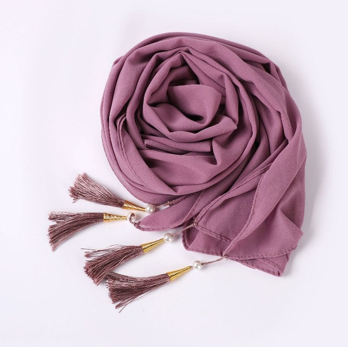 Hijab With Tassel