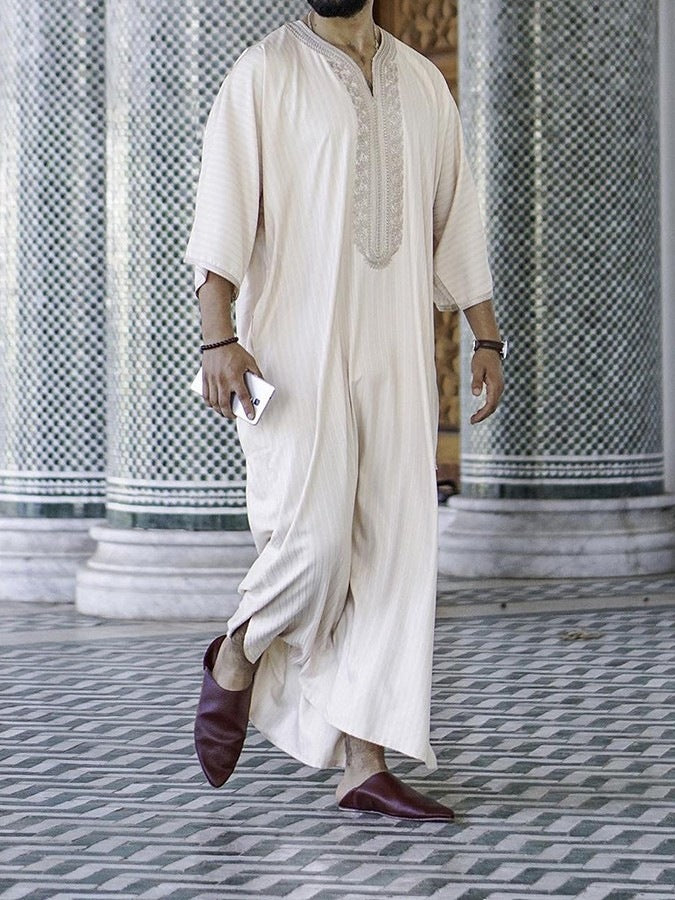Ethnic Style Loose Casual Djellaba