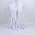 Lace Hijab With tassels