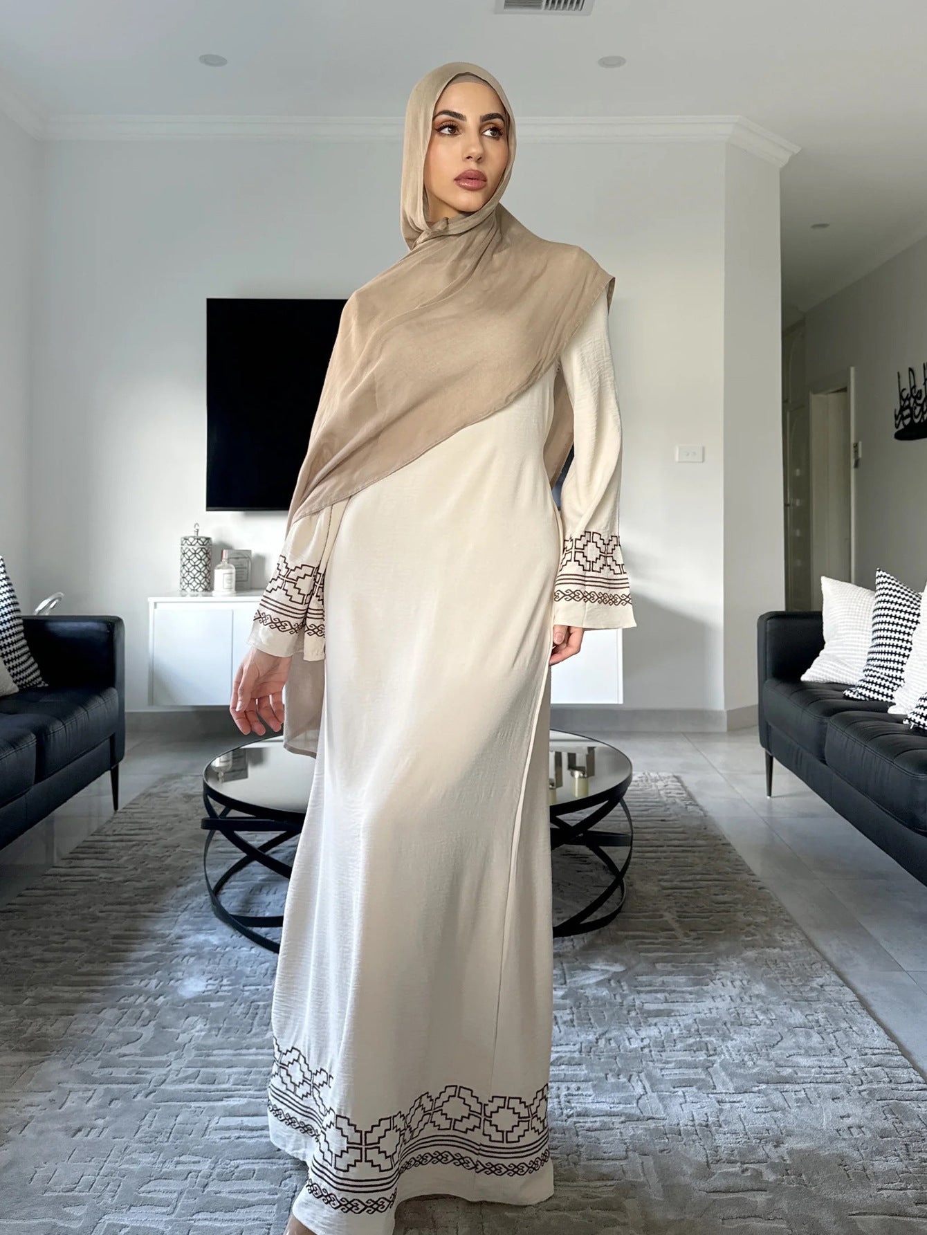 Fringe Cardigan Abaya