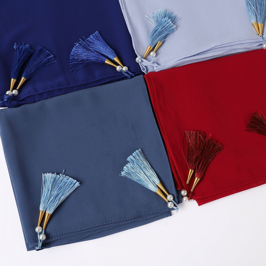 Hijab With Tassel