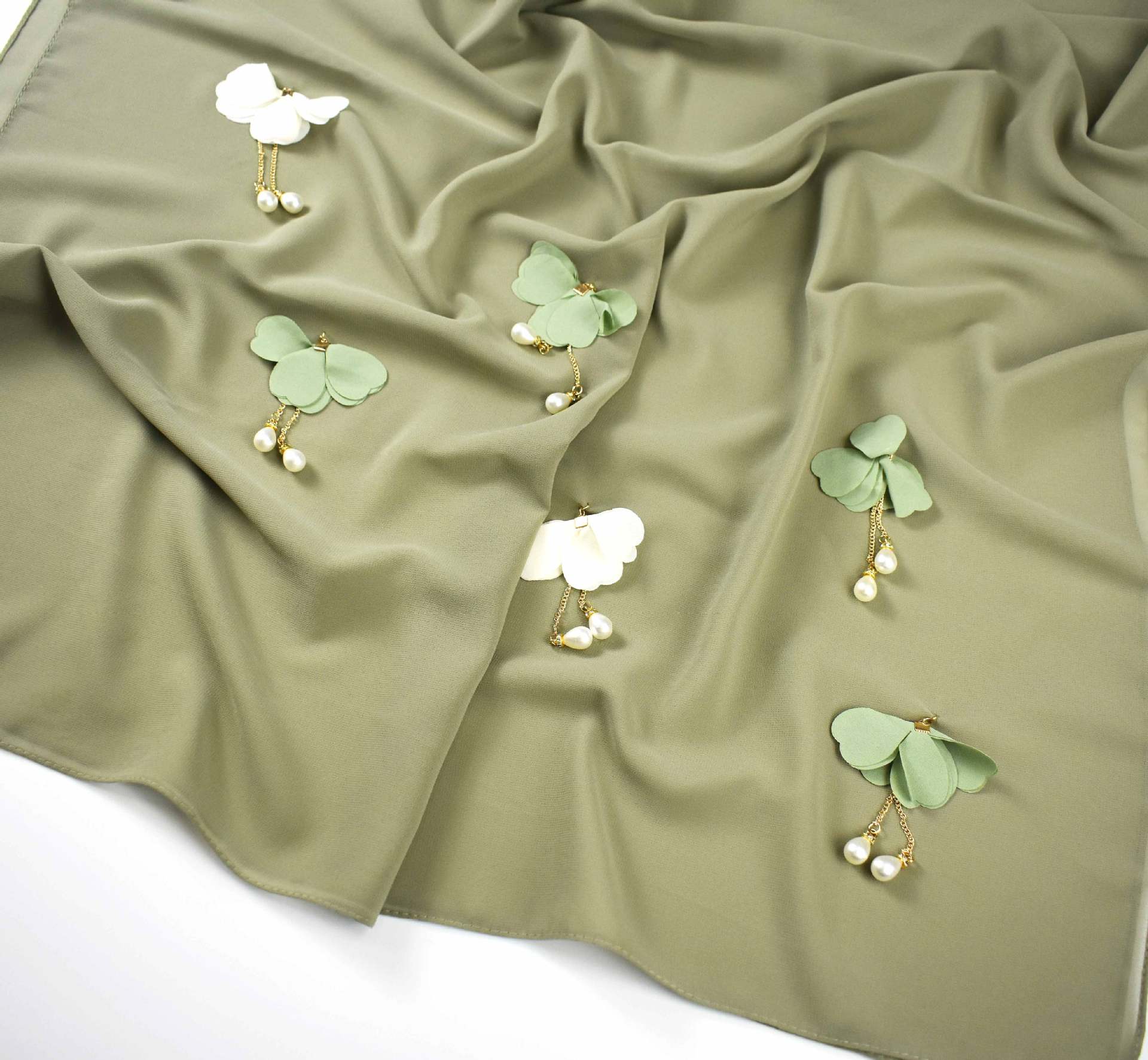 Pearl Chiffon Hijab