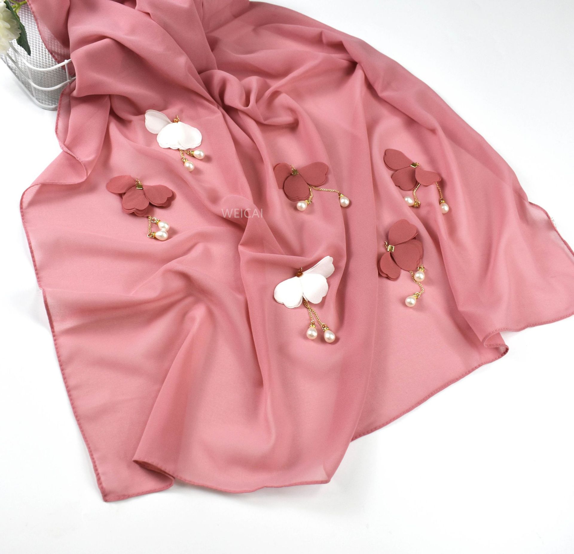 Pearl Chiffon Hijab