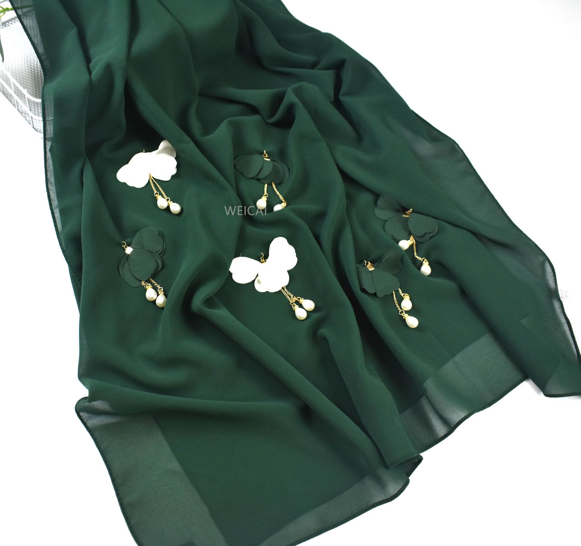 Pearl Chiffon Hijab
