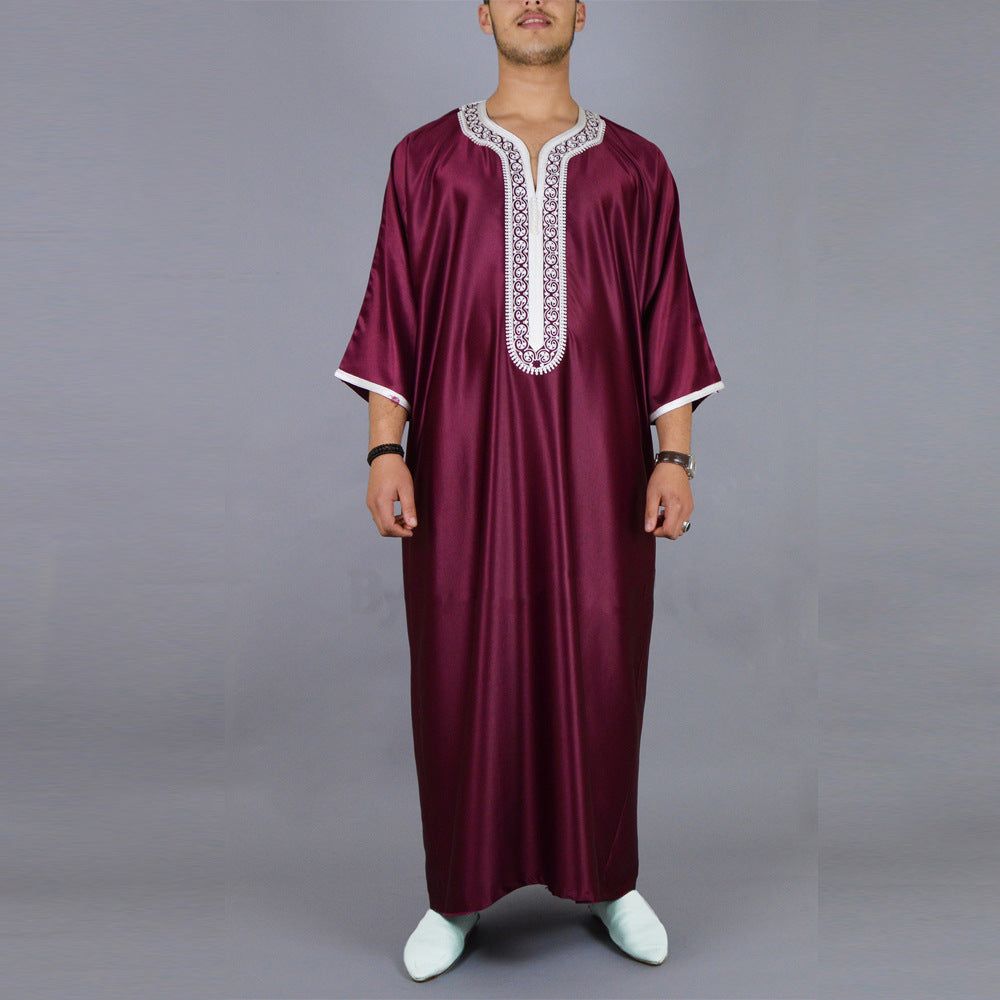 Solid Djellaba Men