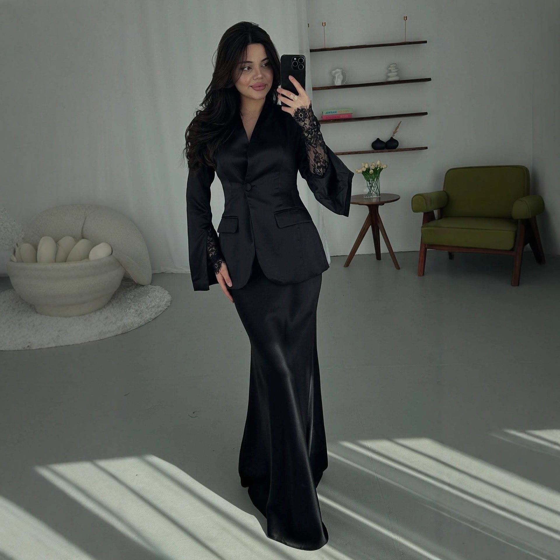 Elegant Maxi Suit Set