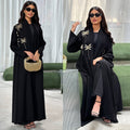 Palm Embroidered Robe